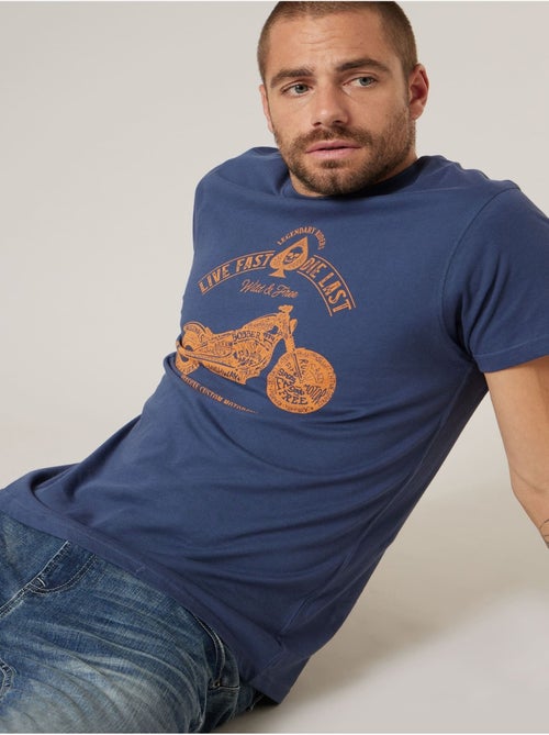 T-shirt homme en coton 'Deeluxe' - Kiabi