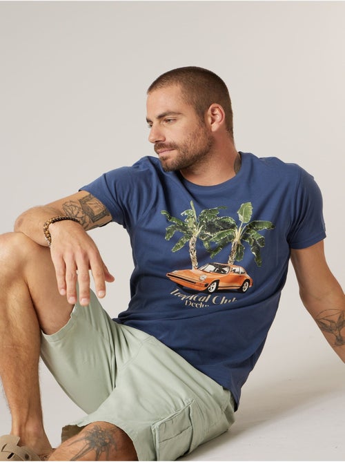 T-shirt homme en coton 'Deeluxe' - Kiabi