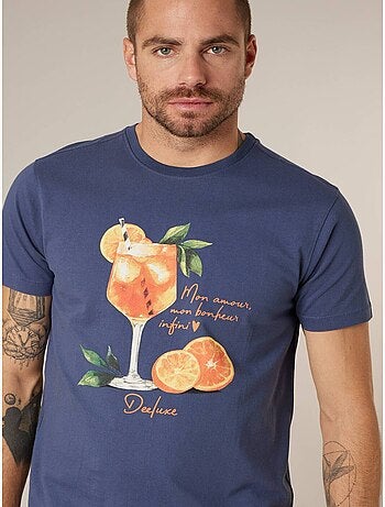 T-shirt homme en coton 'Deeluxe'