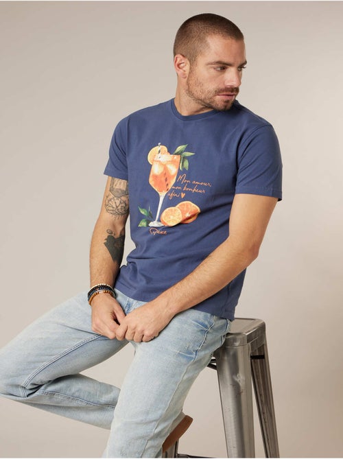 T-shirt homme en coton 'Deeluxe' - Kiabi