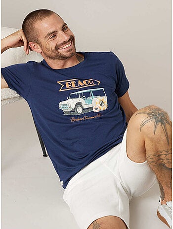 T-shirt homme en coton 'Deeluxe'