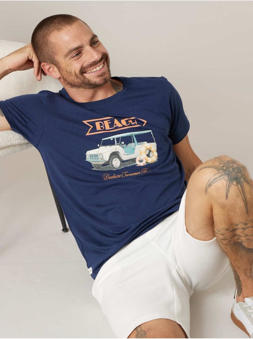 T-shirt homme en coton 'Deeluxe' - Kiabi