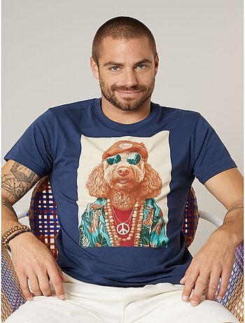 T-shirt homme en coton 'Deeluxe'