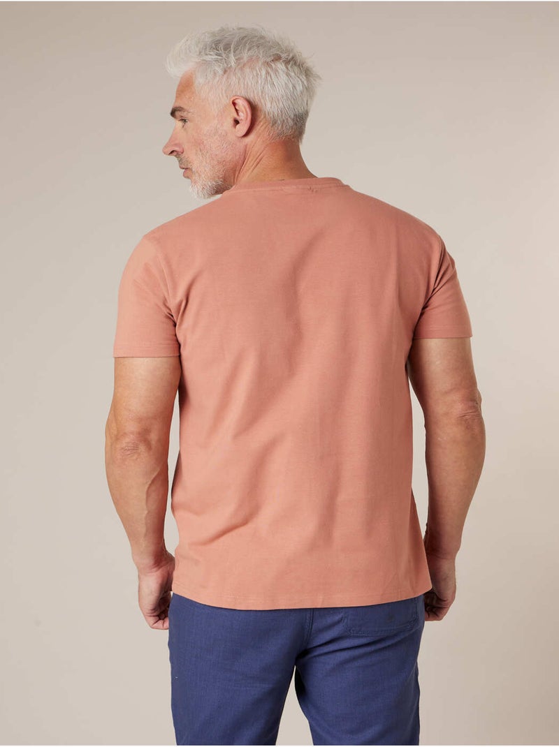 T-shirt homme en coton 'Deeluxe' Bleu marine - Kiabi