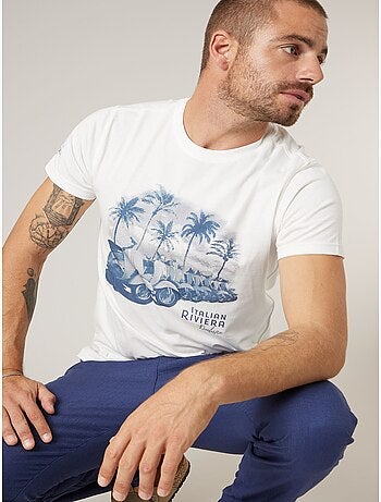 T-shirt homme en coton 'Deeluxe'
