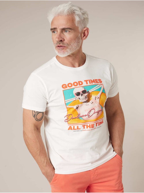 T-shirt homme en coton 'Deeluxe' - Kiabi