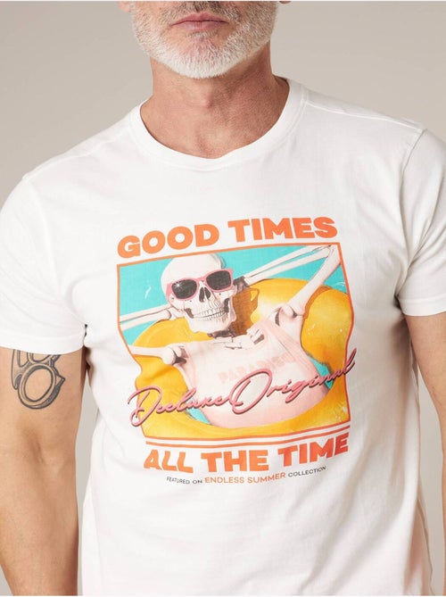 T-shirt homme en coton 'Deeluxe' - Kiabi