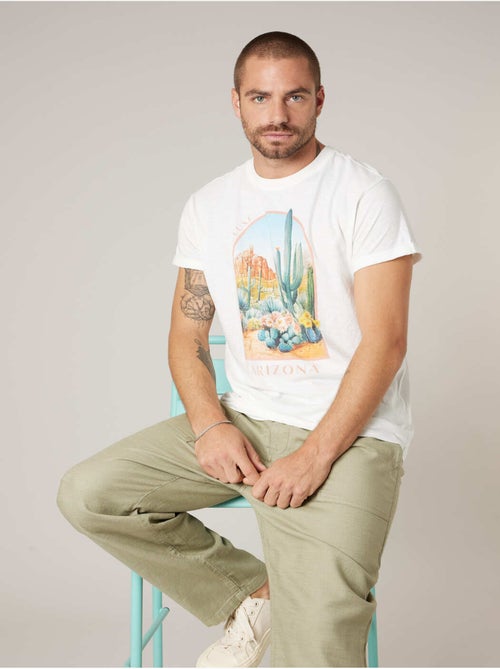 T-shirt homme en coton 'Deeluxe' - Kiabi