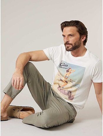 T-shirt homme en coton 'Deeluxe'