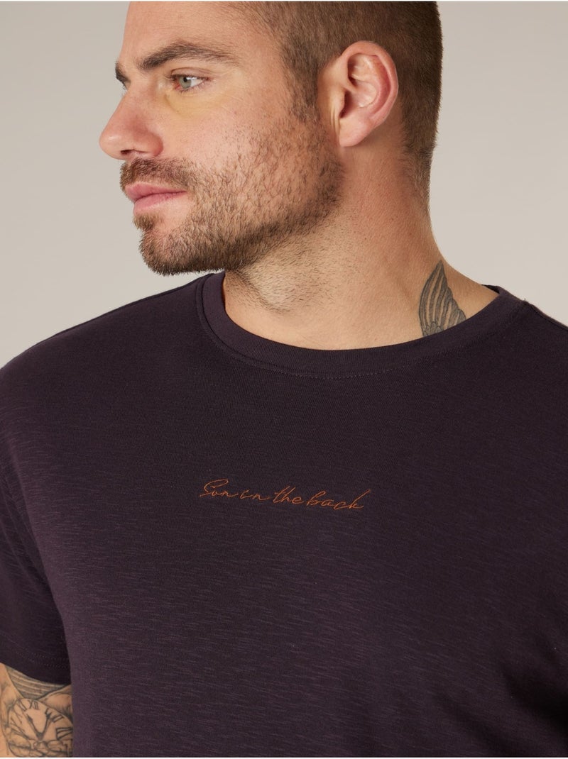 T-shirt homme en coton 'Deeluxe' gris anthracite - Kiabi
