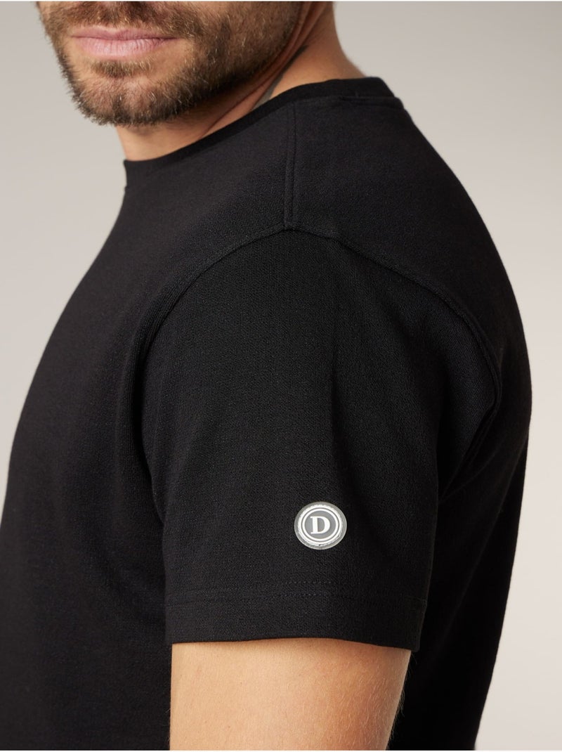 T-shirt homme en coton 'Deeluxe' Noir - Kiabi