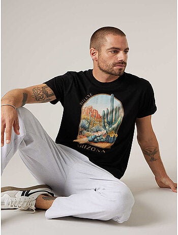 T-shirt homme en coton 'Deeluxe'