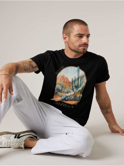 T-shirt homme en coton 'Deeluxe' - Kiabi