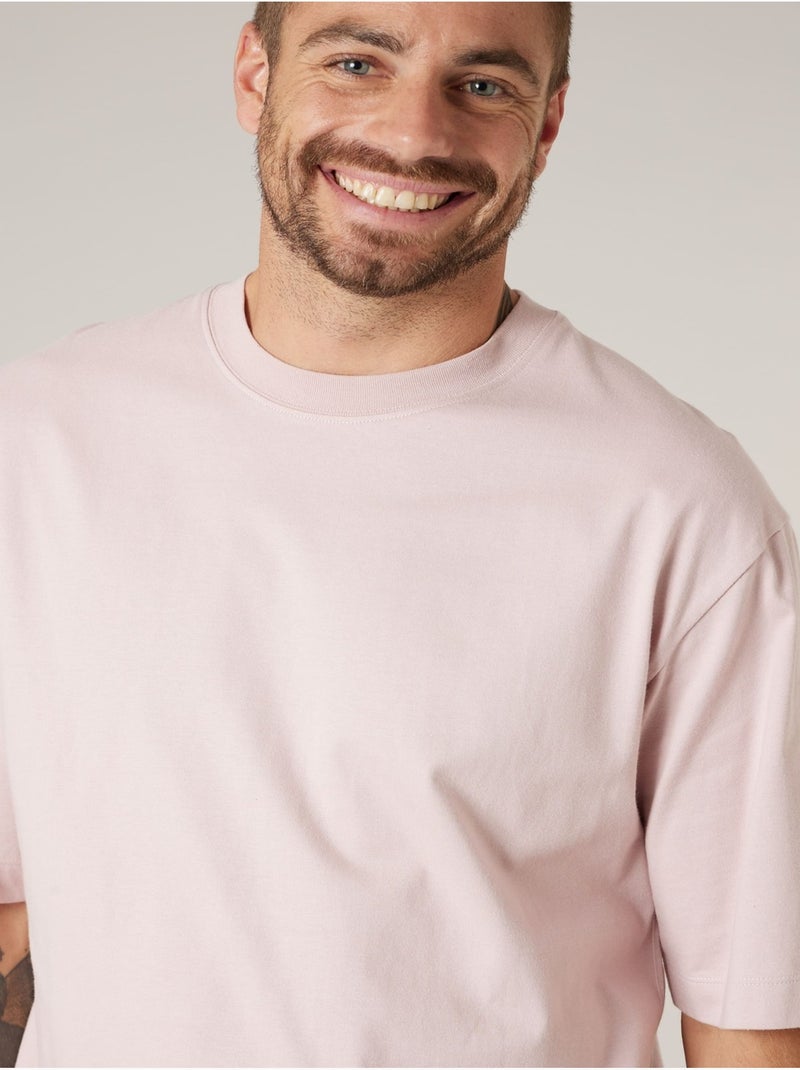 T-shirt homme en coton 'Deeluxe' Parme - Kiabi