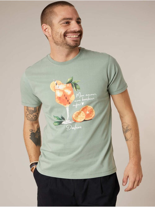 T-shirt homme en coton 'Deeluxe' - Kiabi