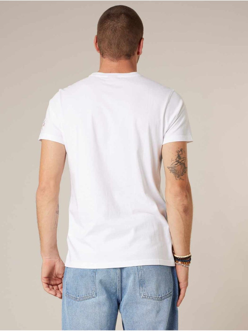 T-shirt homme en coton deeluxe x coca-cola 'Deeluxe' Blanc - Kiabi