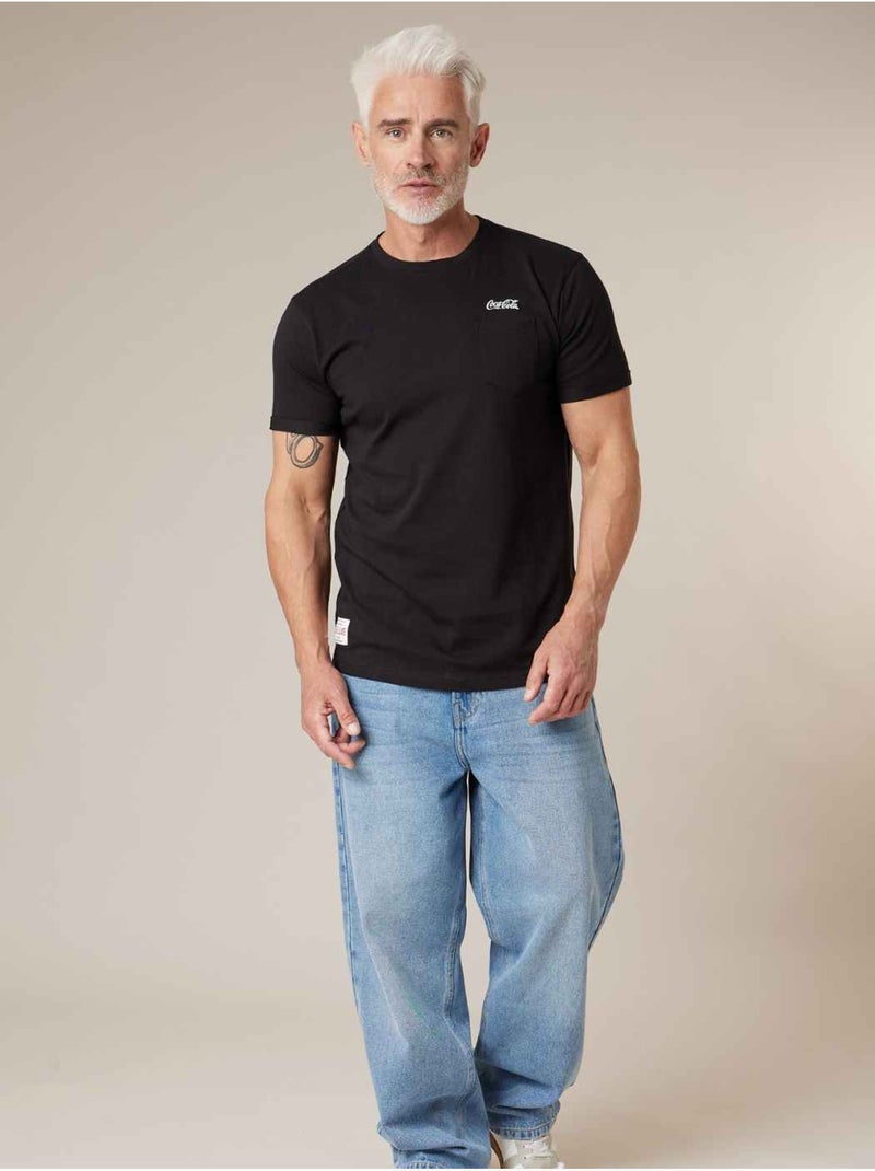 T-shirt homme en coton deeluxe x COCA-COLA 'Deeluxe' Noir - Kiabi