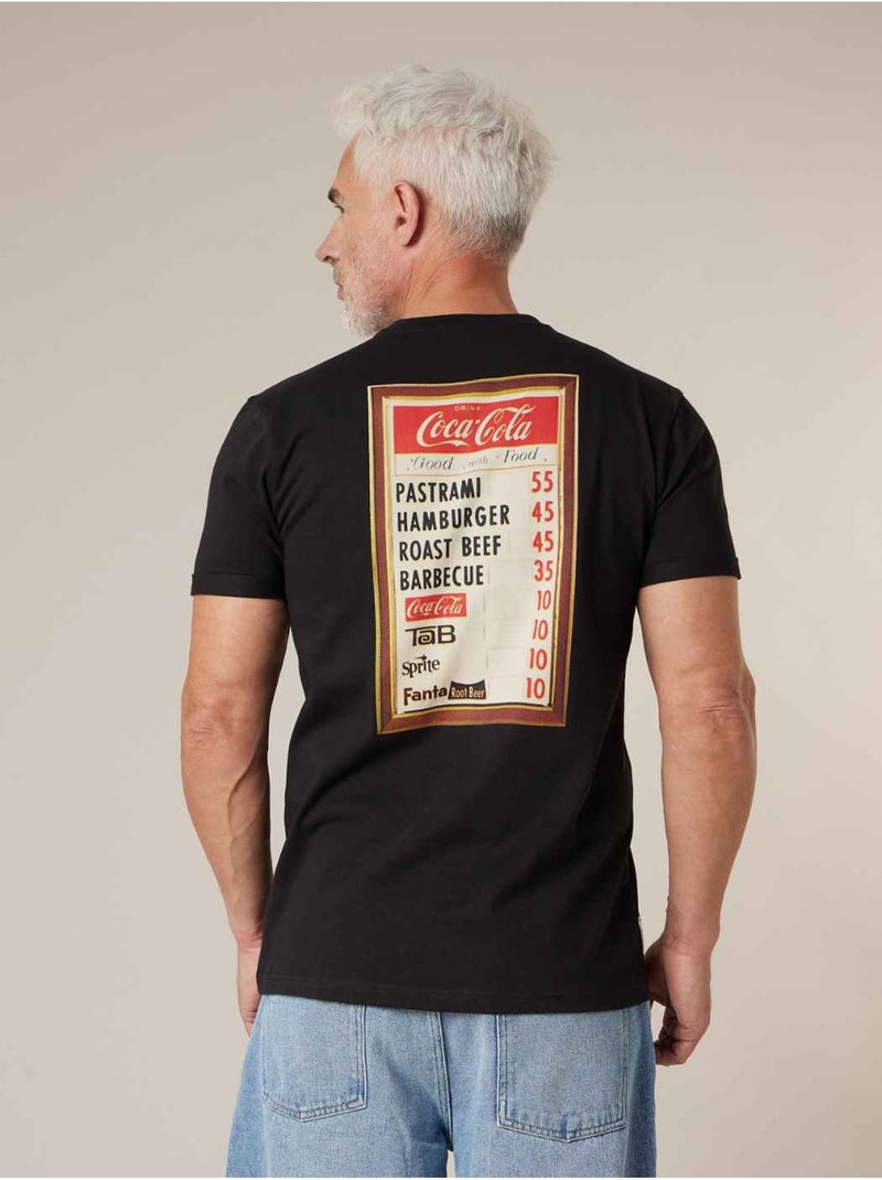 T-shirt homme en coton deeluxe x COCA-COLA 'Deeluxe' Noir - Kiabi