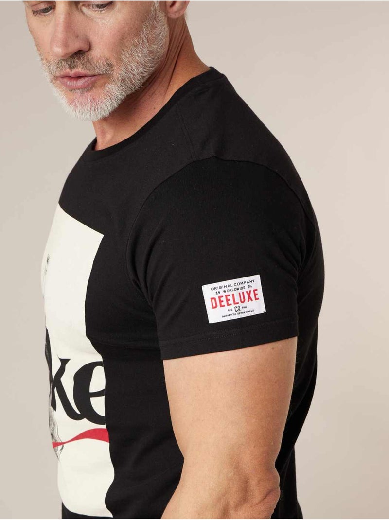 T-shirt homme en coton deeluxe x coca-cola 'Deeluxe' Noir - Kiabi