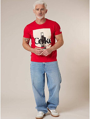 T-shirt homme en coton deeluxe x coca-cola 'deeluxe'