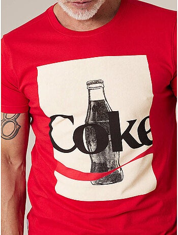 T-shirt homme en coton deeluxe x coca-cola 'deeluxe'