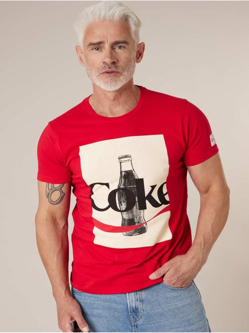 T-shirt homme en coton deeluxe x coca-cola 'Deeluxe' - Kiabi