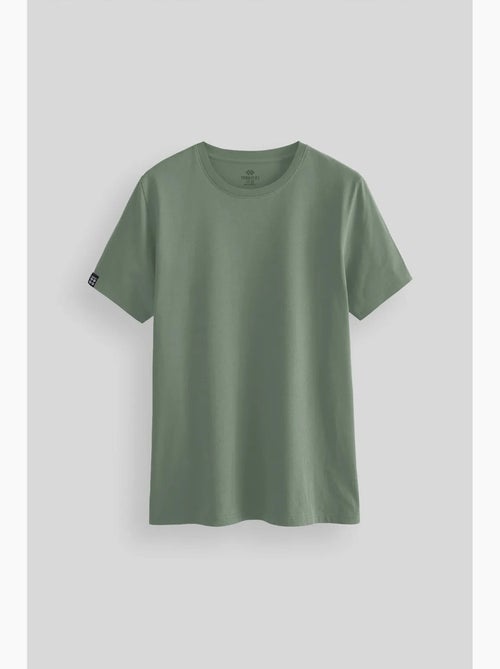 T-shirt homme en coton et élasthanne, col rond tommy - Kiabi T-shirt homme en coton et élasthanne, col rond tommy - Kiabi