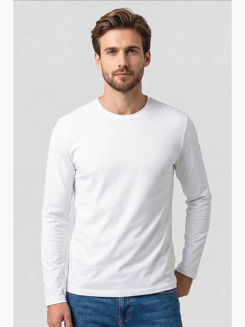 T-shirt homme en coton et élasthanne tommy Blanc - Kiabi