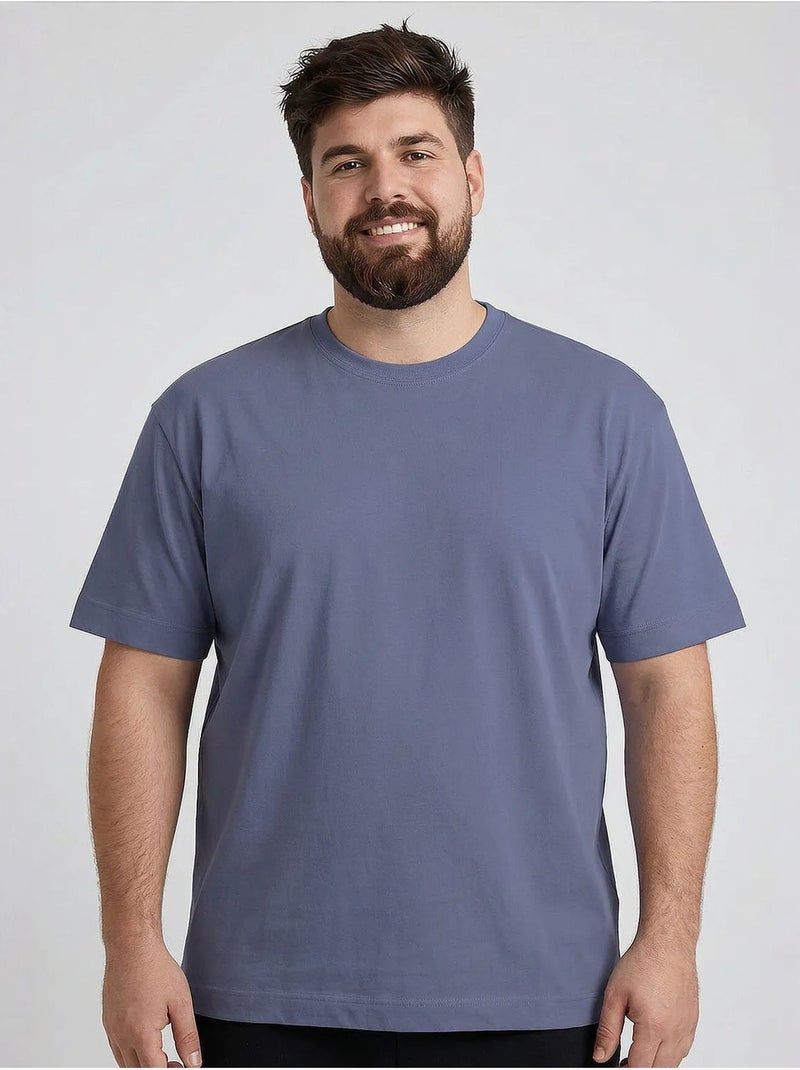 T-shirt homme en coton et élasthanne tommy Bleu - Kiabi