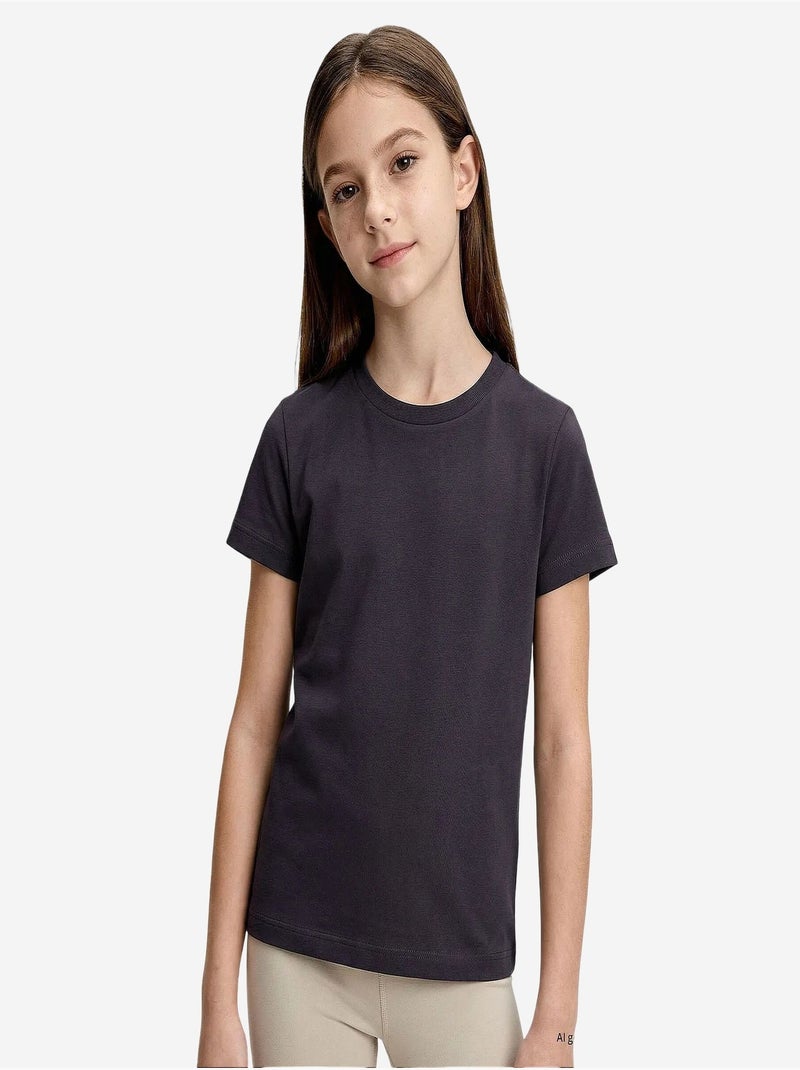 T-shirt homme en coton et élasthanne tommy Gris Noir - Kiabi