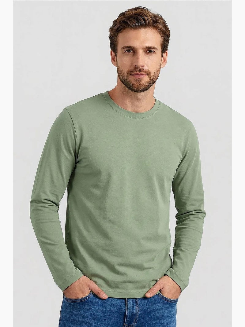 T-shirt homme en coton et élasthanne tommy Vert - Kiabi