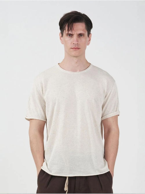 T-shirt homme en coton et lin giesto - Kiabi T-shirt homme en coton et lin giesto - Kiabi