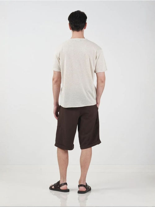 T-shirt homme en coton et lin giesto - Kiabi T-shirt homme en coton et lin giesto - Kiabi