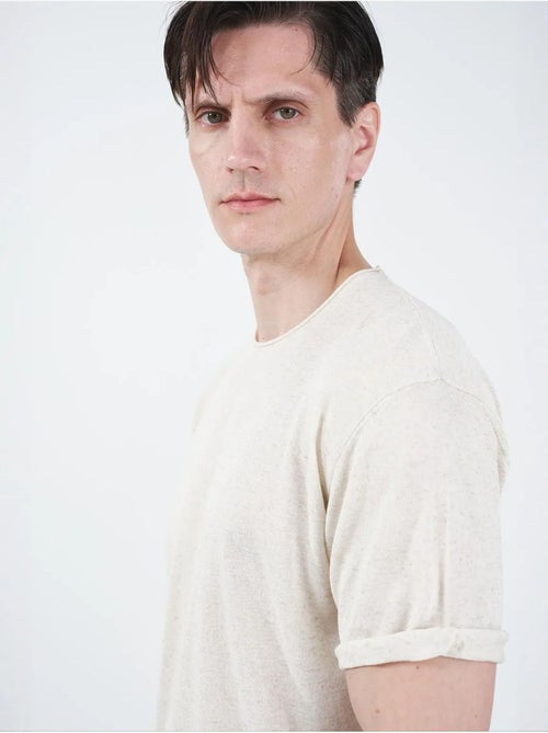 T-shirt homme en coton et lin giesto - Kiabi T-shirt homme en coton et lin giesto - Kiabi