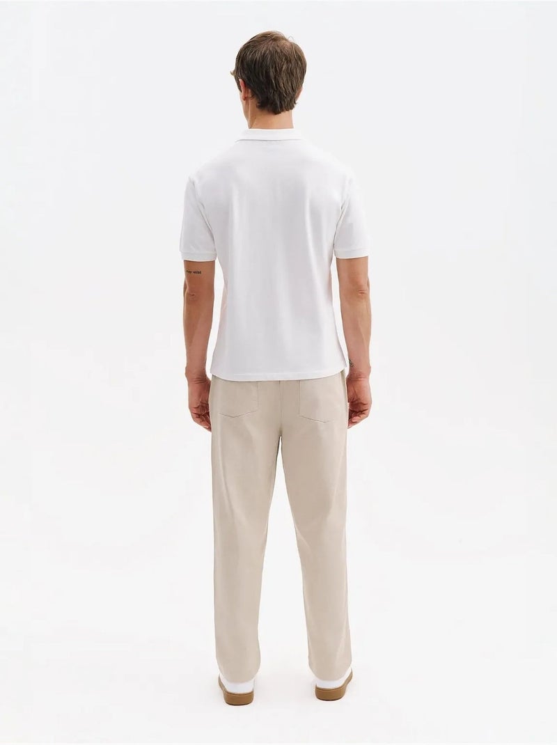 T-shirt homme en coton giesto Blanc - Kiabi