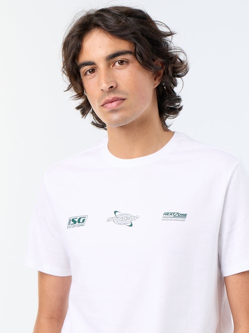 T-shirt homme en coton imprimé à col rond - Kiabi T-shirt homme en coton imprimé à col rond - Kiabi