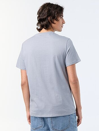 T-shirt homme en coton biologique à imprimé