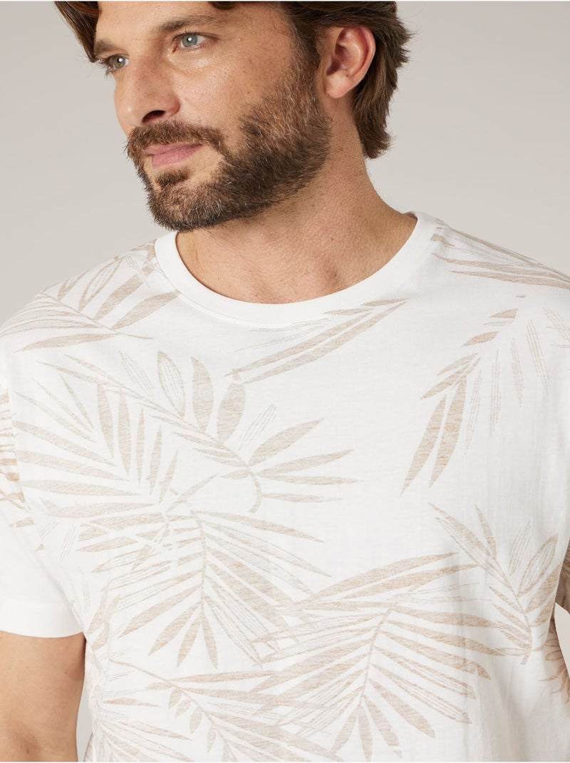T-shirt homme en coton imprimé 'Deeluxe' Blanc - Kiabi