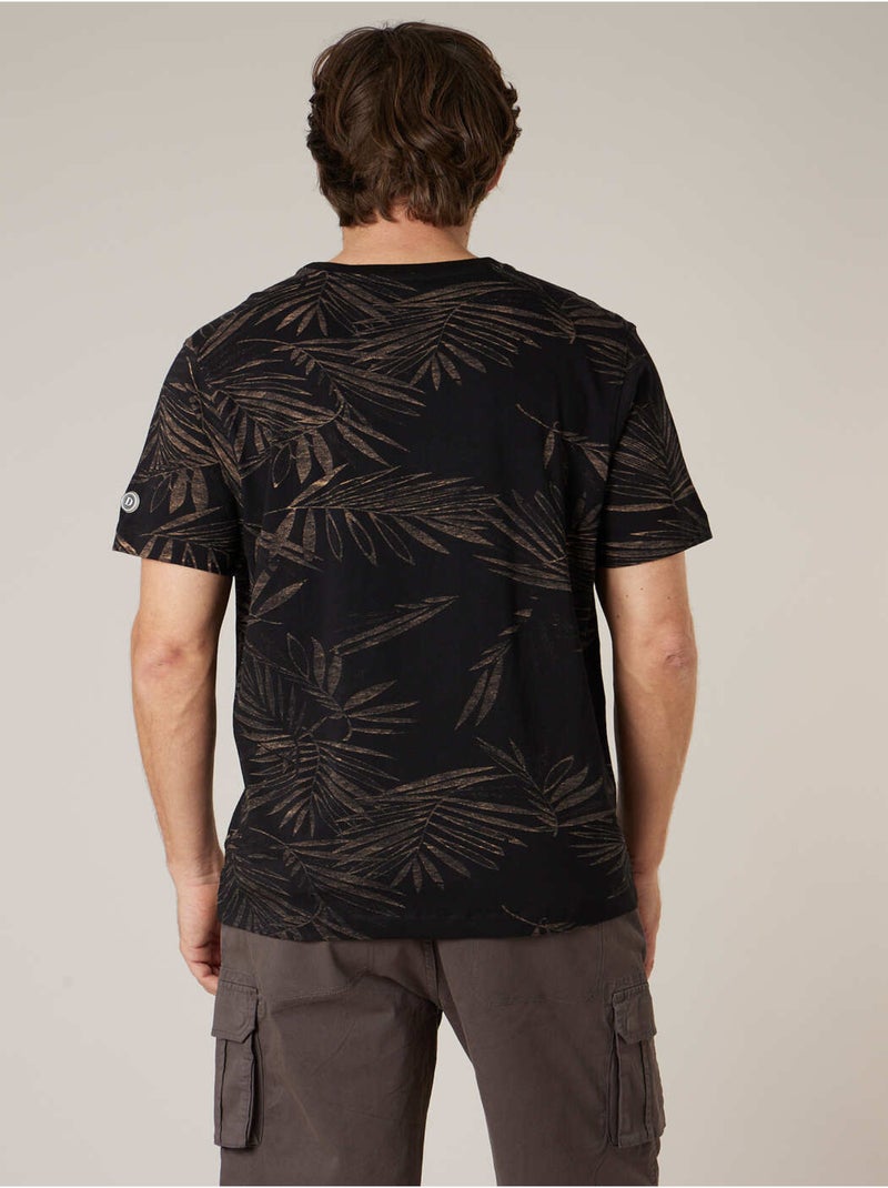 T-shirt homme en coton imprimé 'Deeluxe' Noir - Kiabi
