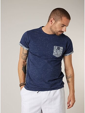 T-shirt homme en coton stretch 'Deeluxe'