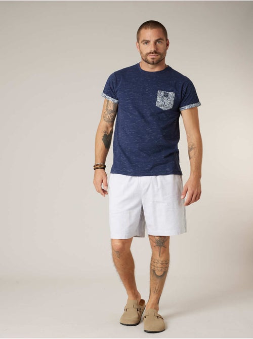 T-shirt homme en coton stretch 'Deeluxe' - Kiabi