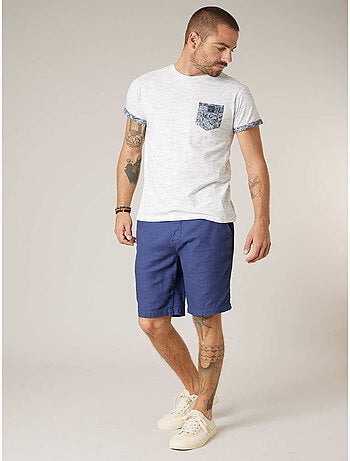 T-shirt homme en coton stretch 'Deeluxe'