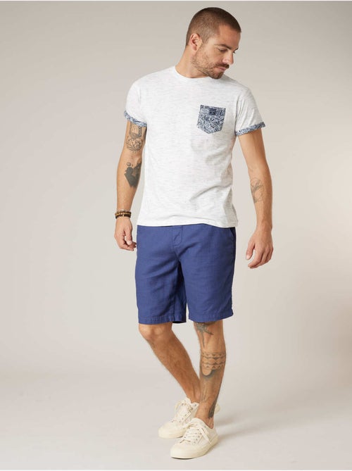 T-shirt homme en coton stretch 'Deeluxe' - Kiabi