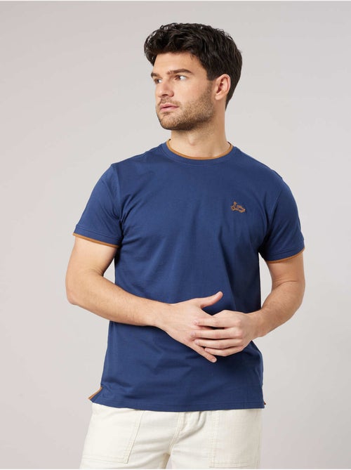 T-shirt homme en coton texturé 'Deeluxe' - Kiabi