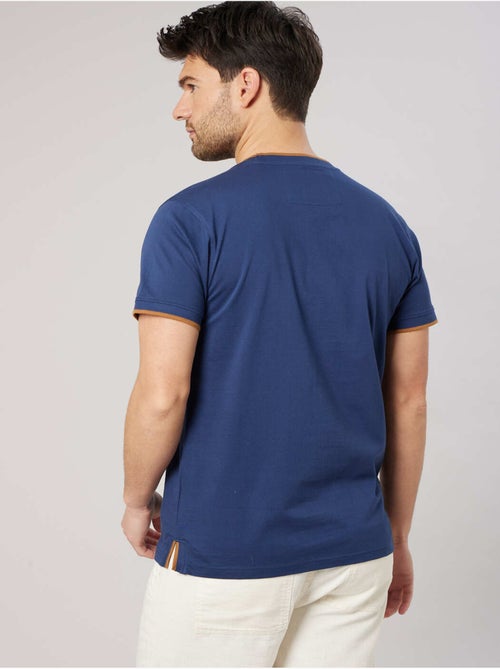 T-shirt homme en coton texturé 'Deeluxe' - Kiabi