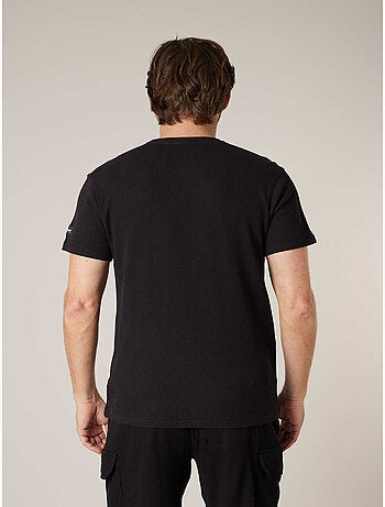 T-shirt homme en coton texturé 'Deeluxe'