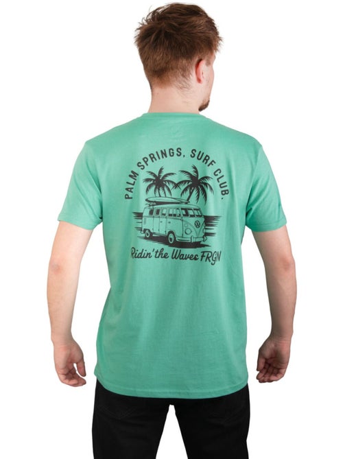 T-shirt homme en jersey 140GSM imprimé devant et dos Club Freegun - Kiabi
