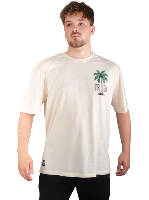 T-shirt homme en jersey 140GSM imprimé devant et dos Vibes Freegun - Kiabi T-shirt homme en jersey 140GSM imprimé devant et dos Vibes Freegun - Kiabi