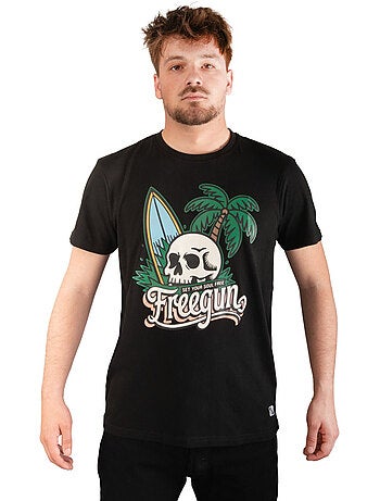 T-shirt homme en jersey 140GSM imprimé devant Soul Freegun