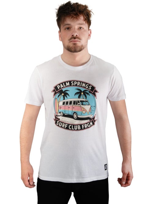 T-shirt homme en jersey 140GSM imprimé devant Van Freegun - Kiabi T-shirt homme en jersey 140GSM imprimé devant Van Freegun - Kiabi